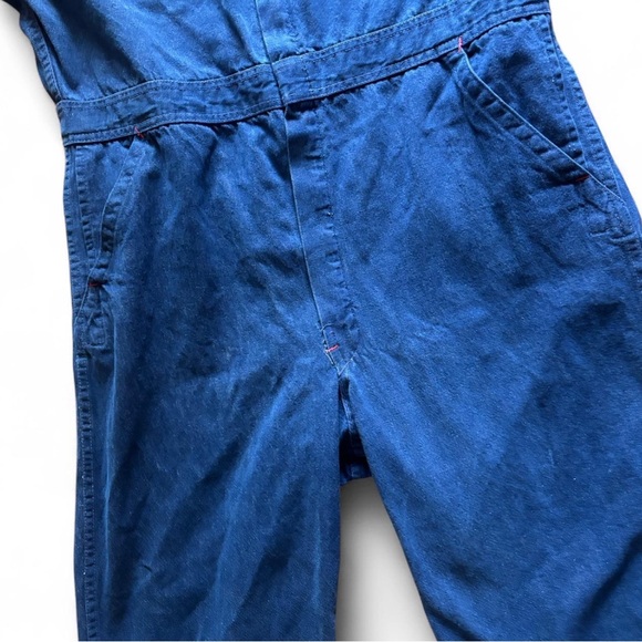 BIG BEN distressed mens utility long sleeve coveralls/jumpsuit - Picture 6 of 8